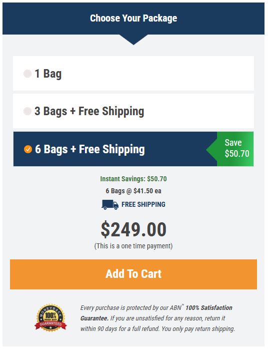 Advanced Hydration Formula 6 Bag Price